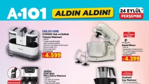 A101 24 Eylül Kataloğu: 183 Üründe İndirim, TV'den Gamer Ürünlerine Fiyatlar Belli Oldu