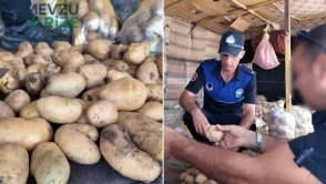 Sandıklı'da Zabıta Ekipleri, Bozuk Patates Satan Seyyar Satıcılara Ceza Kestiler!