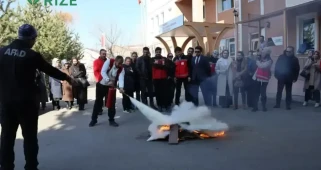 Erzurum’da Aile ve Sosyal Hizmetler’den Afet Farkındalığı Tatbikatı