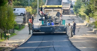 Giresun Belediyesi asfalt seferberliği devam ediyor