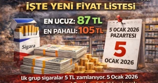 Pazartesi günü sigaraya zam geliyor: İşte yeni fiyat listesi
