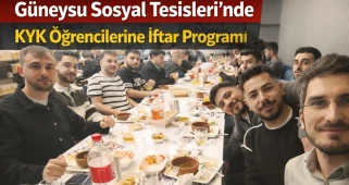 Güneysu Sosyal Tesisleri’nde KYK Öğrencilerine İftar Programı