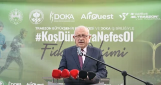 Trabzon Yarı Maratonu'nda fidan dikimiyle doğaya destek etkinliği gerçekleştirildi