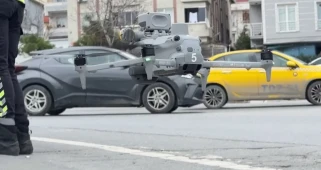 Avcılar'da Drone Destekli Trafik Denetimi: Kuralları İhlal Edenler Havadan Tespit Edildi!