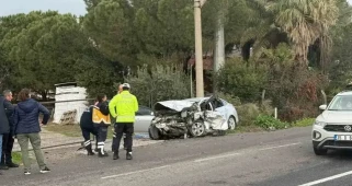 Manisa’da refüjü aşan otomobil dehşet saçtı: İki ölü, 4 yaralı