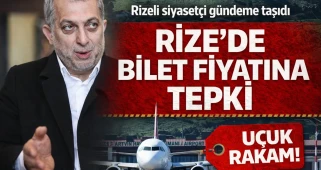 Rizeli siyasetçi gündeme taşıdı, Rize’de bilet fiyatına tepki