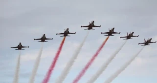 Adrenalin Heyecanı Zirveye Taşıyor: SOLOTÜRK'ten Unutulmaz Bir Gösteri Uçuşu!