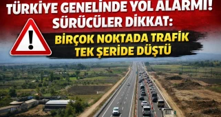 Türkiye genelinde yol alarmı! Sürücüler dikkat: Birçok noktada trafik tek şeride düştü