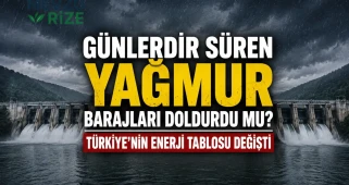 Günlerdir süren yağmur barajları doldurdu mu? Türkiye'nin enerji tablosu değişti