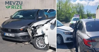 Ordu'da 3 araç çarpıştı: 5 yaralı