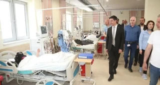 Erzurum Şehir Hastanesi’nde bayramlaşma