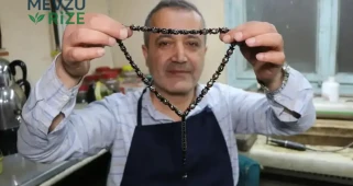 Türkiye'de bir ilk: Balık taneli tespih tasarımı ilgi çekti