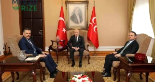 Bakan Çiftçi ve Bakan Gürlek, Bahçeli'yi ziyaret etti