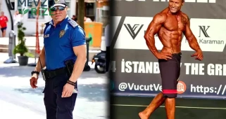 Türker Uygur, Gürcistan'da vücut geliştirme yarışmasında dünya şampiyonu olmayı başardı