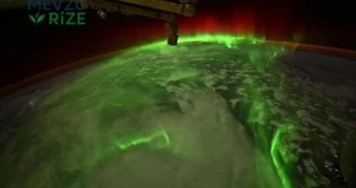 NASA Astronotu Uzaydan Büyüleyici Kutup Işıkları Görüntüledi!