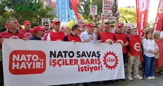 DİSK Kocaeli'den NATO'ya Tepki Gösterildi: 'Emekçiye Öncelik, Savaşa Son'