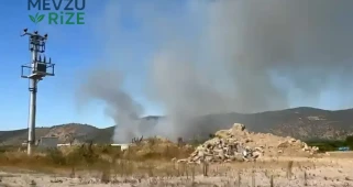 İznik'te Acil Durum: Çöplükte başlayan yangın, çevredeki çalılığı tehdit ediyor!