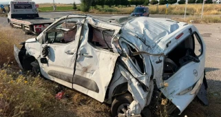 Sandıklı’da Feci Kaza Hafif Ticari Araç Takla Attı: 1 Ölü, 2 Yaralı