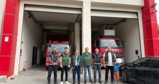 Yeşilay Artvin'den Yusufeli İtfaiyesine İtfaiyeciler Haftası ziyareti