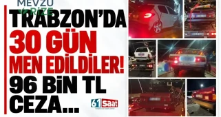 Trabzon'da 30 Gün Süreyle Faaliyetleri Durduruldu! 96 Bin TL Ceza Uygulandı