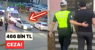 Başakşehir'de Ambulansa Yol Vermeyen Sürücüye 466 Bin TL'lik Rekor Ceza Uygulandı!