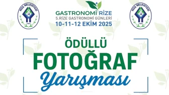 Rize’de Gastronomi günlerinde ödüllü fotoğraf yarışması