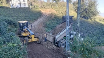 Rize köy yolları için asfalt ve bakım çalışmaları başladı