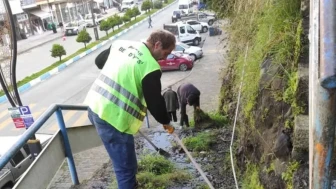 Pazar'da merdivenler temizlendi, su sorununa çözüm planlandı!