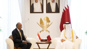 Katar ve Singapur'dan üst düzey güvenlik görüşmesi gerçekleşti.