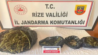 Rize’de 938 Gram Kubar Esrar Ele Geçirildi: 1 Kişi Gözaltına Alındı