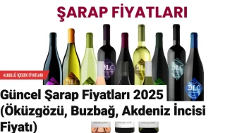 Güncel Şarap Fiyatları 2025 (Öküzgözü, Buzbağ, Akdeniz İncisi Fiyatı)