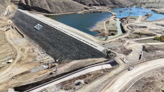 Bayburt'taki Yelpınar Göleti, 9.900 dekar tarım alanını sulayacak!