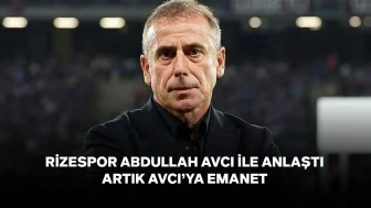 Abdullah Avcı, Çaykur Rizespor ile anlaşmaya vardı