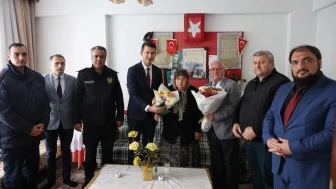 Arhavi'de Şehit Er Mürsel Özdemek'in ailesine anlamlı ziyaret gerçekleştirildi