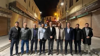 Muş Belediyesi Eşbaşkanı Söylemez, Tarihi Çarşıda Yapılan Aydınlatma Çalışmalarını İnceledi