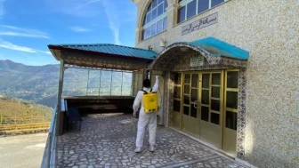 Trabzon'da kahverengi kokarca ile mücadele için kışlık ilaçlama çalışmaları sürüyor