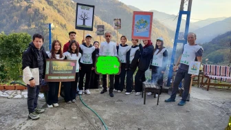 Şalpazarı'nda Yeşil Vatan projesiyle fidan dikimi etkinliği düzenlendi