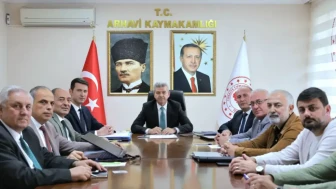 Arhavi Organize Sanayi Bölgesi Müteşebbis Heyeti Toplantısı Yapıldı