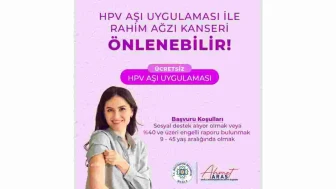 Büyükşehir, Ücretsiz HPV Aşısı İçin Başvuruları Açık Tutuyor!