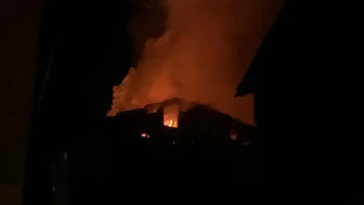 Çankırı'da yanan ev kül oldu!