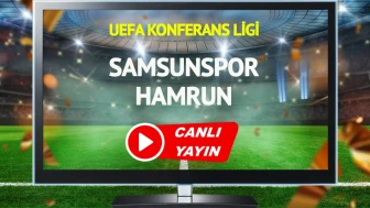 CANLI YAYIN | Samsunspor Hamrun maçı TRT 1 canlı izle!