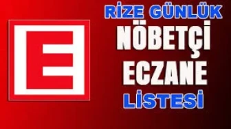 Rize’de Bu Gece Hangi Eczaneler Açık? 6 Kasım Nöbet Listesi