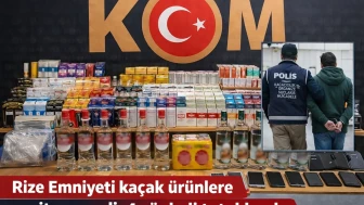 Rize Emniyeti kaçak ürünlere geçit vermedi: 4 şüpheli tutuklandı