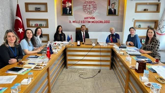 Artvin’de Erasmus+ VLAIT Proje Ortaklarına 'Hoş Geldiniz' Ziyareti