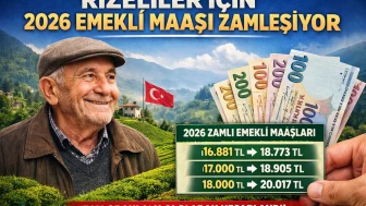 Rizeliler İçin 2026 Emekli Maaşı Zammı Netleşiyor