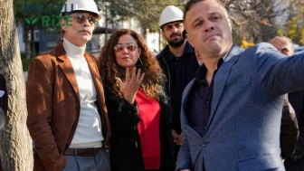 Erdal Beşikcioğlu, devam eden çalışmaları yerinde inceledi