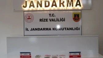 Rize'de Jandarma Uyuşturucu Operasyonu: 25 Gram Bonzai Ele Geçirildi