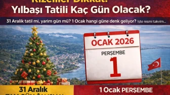 Rizeliler Dikkat! Yılbaşı Tatili Kaç Gün Olacak?