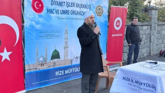Rize'den 291 Umreci Kutsal Topraklara Uğurlandı, Manevi Duygular Zirveye Çıktı
