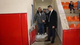 Karayazı Kaymakamı, Gençlik ve Spor İlçe Müdürlüğü'nde denetim yaptı